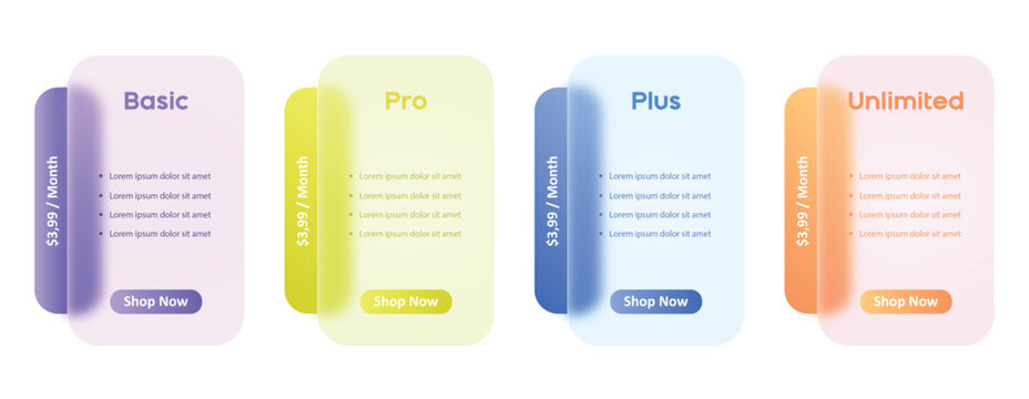 Business and Technology Infographic Glasmorphism Eps