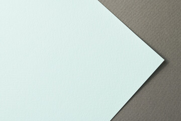 Rough kraft paper background, paper texture gray blue colors. Mockup with copy space for text.