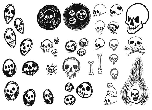Doodly Skulls