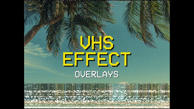 VHS Tape Effect Overlays