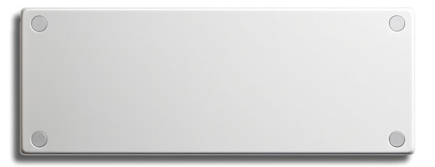 Metallic door plate illustration isolated.