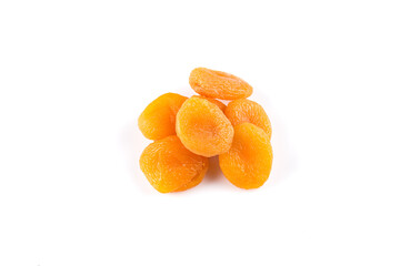 dried apricots isolated
