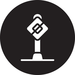 end of priority glyph icon