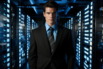IT Manager in the server room