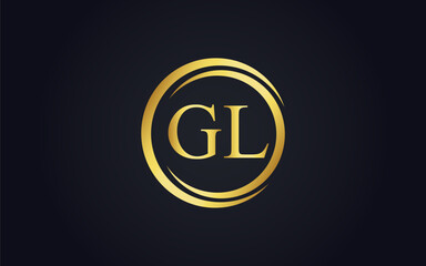 This is a luxury latter golden logo design