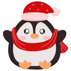 penguin, christmas