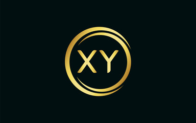 XY latter royal logo, modern design, initial based latter logo vector file illustration ESP10
