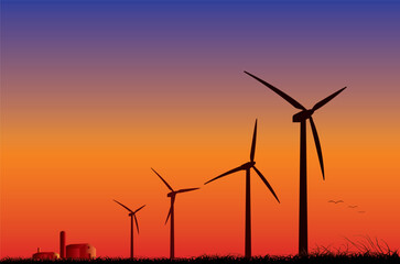 Fototapeta premium windfarm