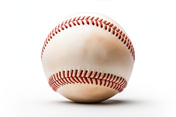 Baseball isolated on white with clipping path