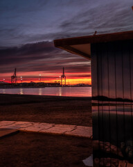 Obraz premium pier at night