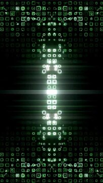 abstract matrix digital background