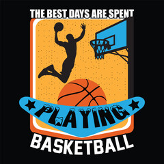 basketball tshart design vector art