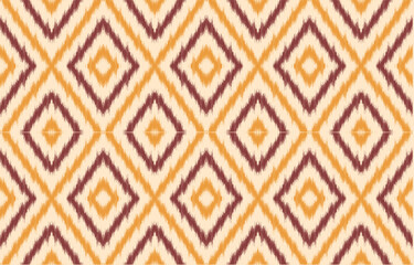 Ethnic abstract ikat art. Aztec ornament print. geometric ethnic pattern seamless  color oriental.  Design for background ,curtain, carpet, wallpaper, clothing, wrapping, Batik, vector illustration.