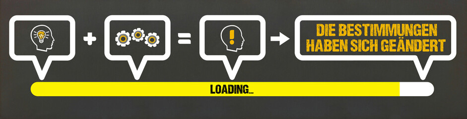 Die Bestimmungen haben sich geändert	