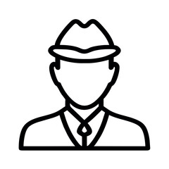 Mine worker character icon artwork 017 