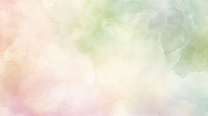 Watercolor Backgrounds: Gentle Pale Pink and Green