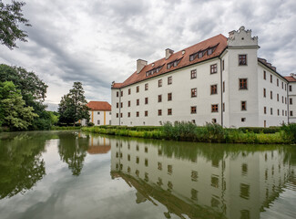 Fototapeta na wymiar castle Hohenkammer in Bavaria in Germany.