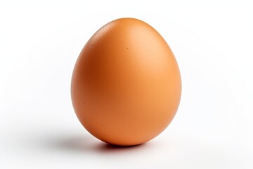 Chicken egg isolated on white background