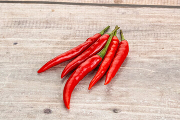 Hot and spicy chili pepper