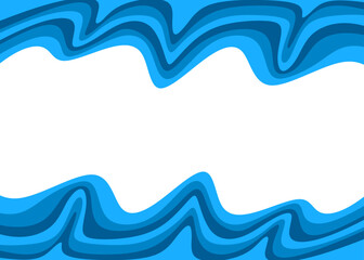 Fototapeta premium Minimalist background with colorful gradient wavy lines pattern and with some copy space area