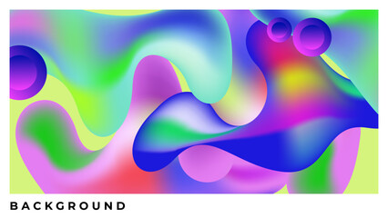 Abstract colorful gradient background with modern style