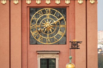 2022-10-25 Top view of the old town of Warsaw Poland.