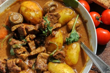 stew with vegetables