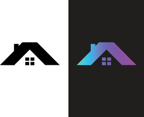 Home real estate logo vector illustration