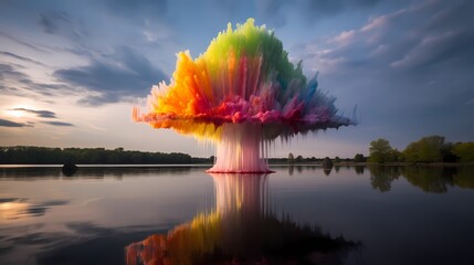 rainbow nuclear explosion, lgbt community