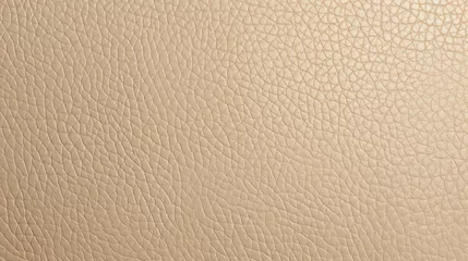 Deurstickers Pale golden leather fine, luxury structure for elegant background. Detailed textured of lavish beige leather. © Caphira Lescante