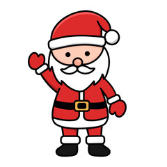 cartoon santa claus