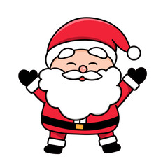 cartoon santa claus