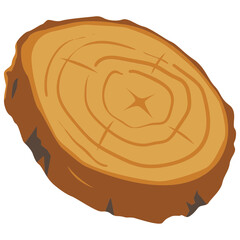 Wooden Logs 2 Nature 2D Color Illustrations