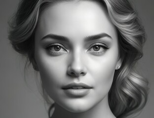 close up portrait of a woman