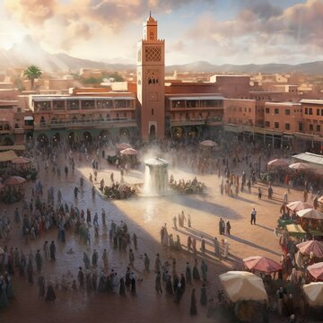 imaginary Place Jema el Fna
