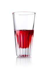 a glass of italian bitter liqueur