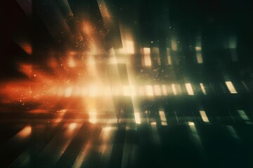 Background of retro film overly and light leaks, Generative AI