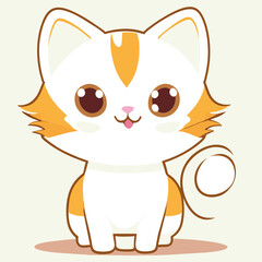 Cute Chibi Cat - generative ai, üretken yapay zeka