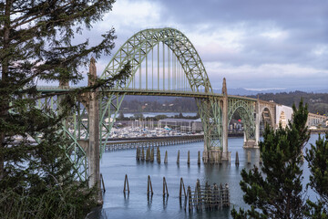 Yakina Bay Bridge, Oregon.