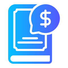 book gradient icon