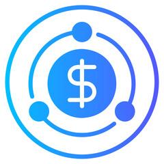 network gradient icon