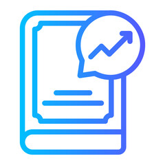 book gradient icon