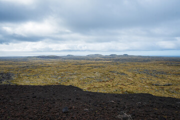 Ladscape of the Saxhóll Crater (Iceland)