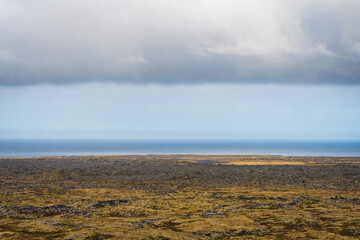 Ladscape of the Saxhóll Crater (Iceland)
