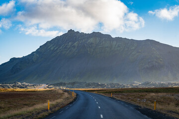 Landscape of the Snaefellsness Peninsula (iceland)