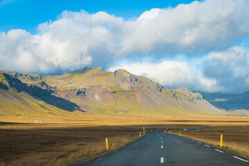 Landscape of the Snaefellsness Peninsula (iceland)