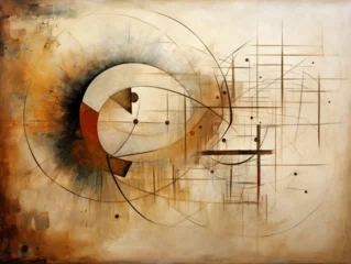 Fotobehang abstraction Leonardo da Vinci © Nero