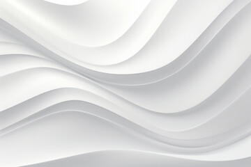 AI generated photo of seamless subtle white glossy soft abstract wavy embossed texture isolated on...