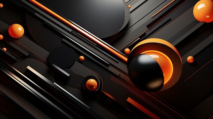 3D abstract background hd fluid black, orange, green,  blue, liquid style, colrs, modern colors