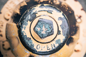 Graphics Resources - Closeup of weathered textured fire hydrant